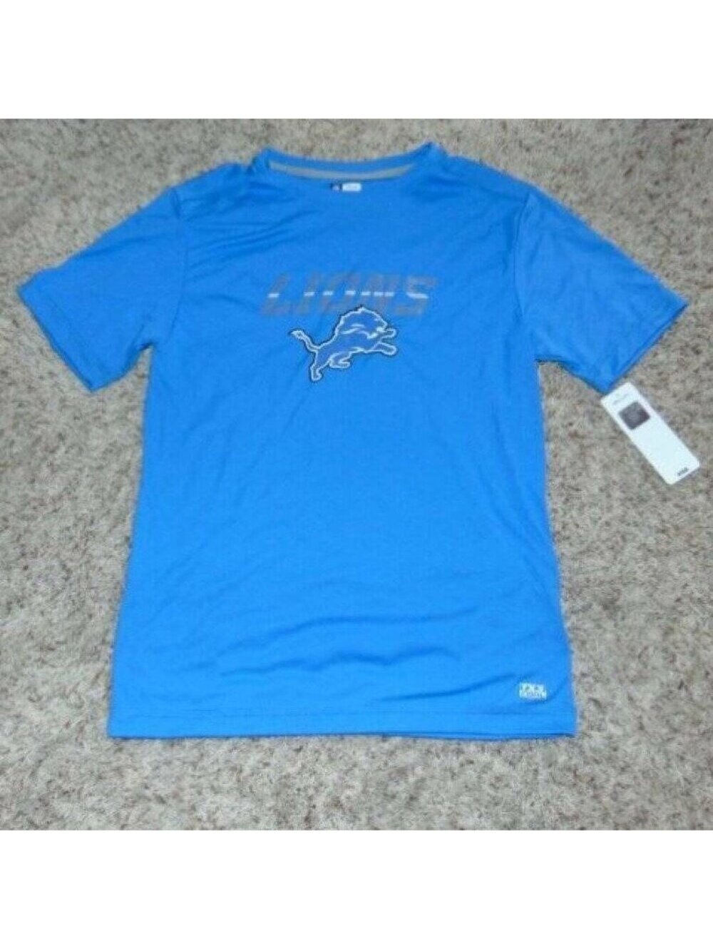 Mens Detroit Lions Shirt Small NFL Football TX3 Cool Short Sleeve Tee